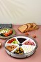 Large Size 6 Compartment 360 Degree Rotating Breakfast Set - Round Breakfast Set with Detachable Bowl