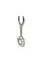 Gothic Model Metal Keychain and Bag Ornament