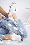 White - Women's Lace-Up Comfortable Sports Shoes - 3