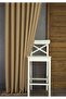 Background Curtain Linen Camel Hair Without Pleats