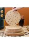 50 Pieces Air Fryer Baking Paper Disposable Air Fryer Non-Stick Oil Paper Perforated Model - 3