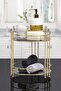23 Cm Two Tiers Gold Presentation Tray - Multi-Purpose - 2