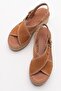 Bellezza Brown Suede Genuine Leather Women's Sandals - 2