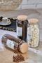 3-Piece Wooden Lid Tea & Sugar & Coffee Storage Container 1300 ml Glass Jar - 3