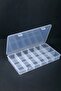 3Pcs 18 Compartments Transparent Beads Accessory Jewelry Ring Organization And Storage Box - 4