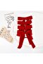 10 Pieces Henna/Bridesmaid Velvet Bow Clasp - 4