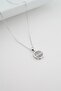 Women's Round Baguette Stone Zircon Necklace