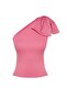 Pembe Tek Kol Fiyonk Detaylı Triko Bluz TPRSS22BZ0166 - 8