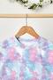 Girl's Short Sleeve Patterned Crew Neck Anti-Sweat, Soft Comfortable 100% Cotton Combed T-shirt - 3