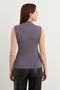 Women's Gray Sleeveless Body - 3