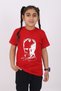 White Red Black Ataturk Printed Children's T-Shirt Girls Boys Unisex Cotton - 6