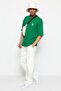 Green Oversized/Wide Cut Far East Printed Short Sleeve 100% Cotton T-Shirt TMNSS23TS00170 - 2