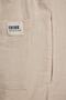Ecru Regular Fit 100% Cotton Linen Look Shorts Tmnss23Sr00030 - 12