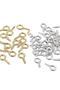 100Pcs Mixed Epoxy Resin Keychain Pendant Jewelry Nails / Jewelry Earrings Nails - 3