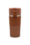 304 Stainless Steel 400 Ml Tea Coffee Cup Thermos with Non-Slip Rubber Locked Lid and Strainer Filter - 6