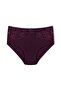 Purple Inverted V Lace Bato Women's Panties