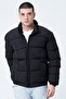 Men's Regular Fit Water Repellent and Windproof Trend Coat Waterproof Chestnut - 2