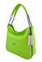 Pistachio Green Soft Chain Braided Women's Shoulder Bag