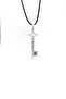 Attack On Titan Shingeki No Kyojin Eren Key Necklace Leather Ip Gms - 2