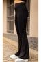 Women's Spanish Leg Opening Diving Fabric High Waist Recovery Leggings - 2