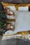 Percale Cotton Fabric 2 Pieces of 800 Gr 100% Original Silicone Pillow
