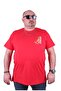 Large Size Crew Neck T-Shirt Savage 23101 Red - 2