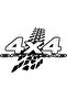 4x4 Off Road Offroad Foil Cut Sticker (50x34 Cm) 00862 - 2