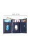 Perforated Inside Snap Opening Credit Card Holder Wallet 7 Compartments S.leather Laci (knp-6l) Model - 6