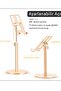 GL083 - Gold Foldable, Portable and Universal Phone/tablet Stand - 3