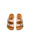 Genuine Leather Powder Children's Slippers