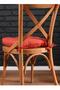 Gold Tile Fluffy Chair Cushion Special Stitched Lace up 40X40Cm - 4