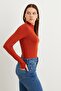 Women's Tile Finger Detailed Bodysuit - 5