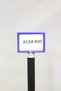 Product Promotion Frame Plastic And Magnetic Price Tag A6 Frame Blue