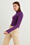 Women's Purple Finger Detailed Bodysuit - 5
