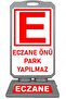 Jumbo Advertising Parking Pontoon Pharmacy Front No Parking 55X115 cm +A Plastic