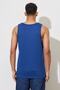Men's Light Navy Blue Slim Fit Narrow Cut Crew Neck Sports Athlete T-Shirt - 8