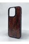iPhone 14 Pro Case Patterned Genuine Leather Fully Compatible Phone Case - 2