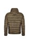 Men's Feather Padded Hooded Zippered Khaki Jacket C0p2008-044 - 2