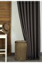 Background Curtain Linen Smoked 1-3 Tight Pleat