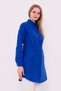 Boyfriend Classic Hidden Pat Sax Blue Women's Shirt - 4