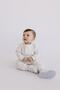 2-Piece Bottom Top Set Baby Boy Girl Cream Color - 2