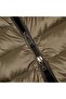 Men's Feather Padded Hooded Zippered Khaki Jacket C0p2008-044 - 5