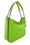 Pistachio Green Soft Chain Braided Women's Shoulder Bag - 2