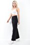 Women's Ribbed Wide Leg Trousers - 2