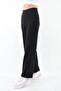 Women's Ribbed Wide Leg Trousers - 3