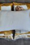 Percale Cotton Fabric 2 Pieces of 800 Gr 100% Original Silicone Pillow - 3