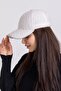 Hat Plush Pompom Fabric White - 6