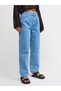 70836 Plissierte Weithose – Blau - 3
