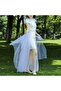 High Waist Detachable Multi-Purpose Combination Complementary 4 Layer Half Tulle Skirt