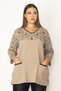 Women's Mink Cotton Fabric Pocket Detailed Blouse 65n13707 - 5